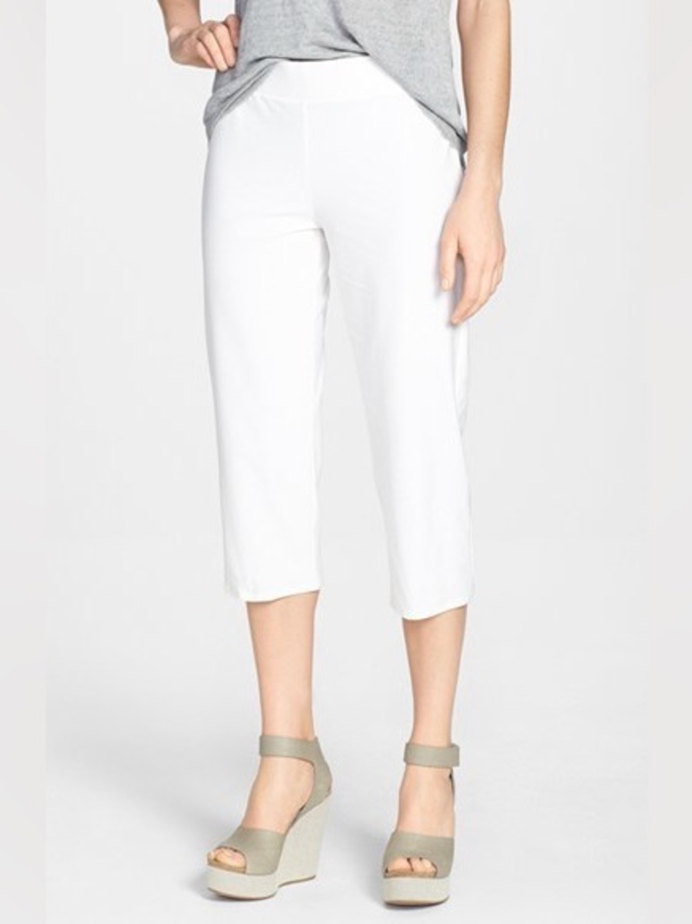 Eileen Fisher SLIM CAPRI PANT NWT , sz : large